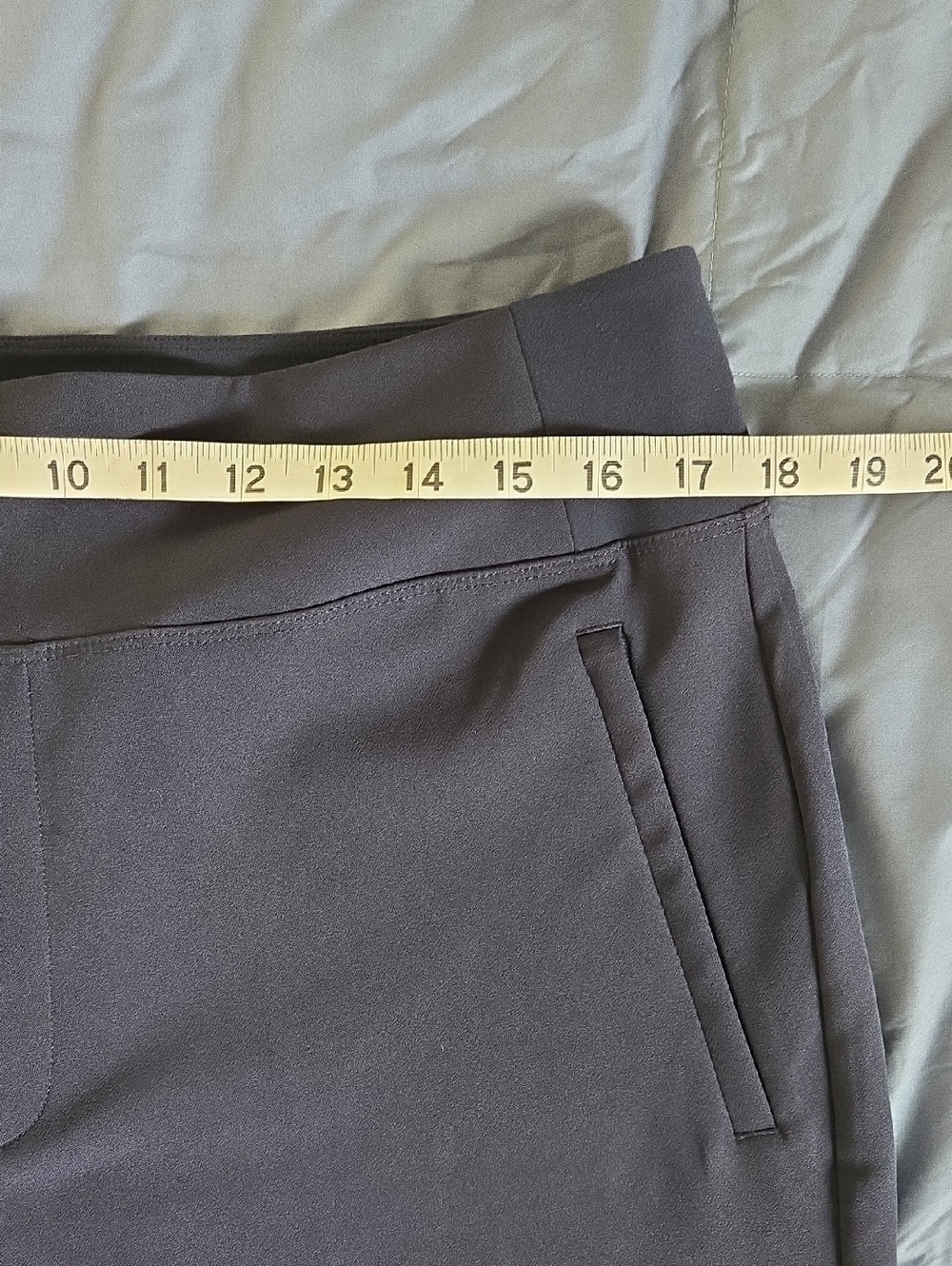 Athleta Women's Endless High Rise Pants Size 14T Blue. Like new! - Picture 6 of 10